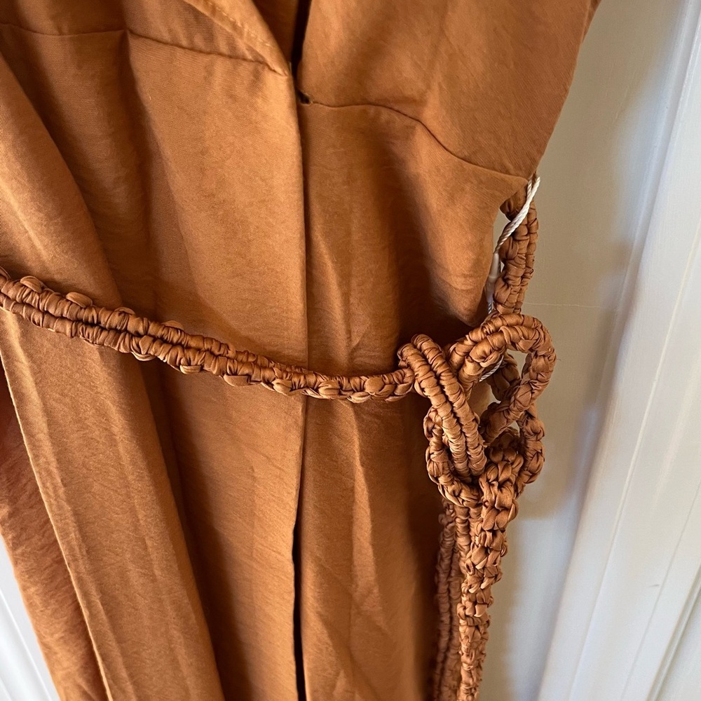Vince Rust Midi Dress - Picture 4 of 6